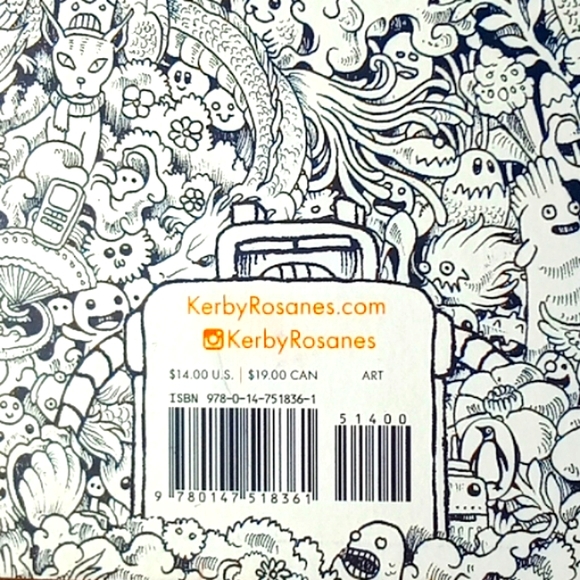 Animorphia Adult Coloring book - Picture 6 of 8